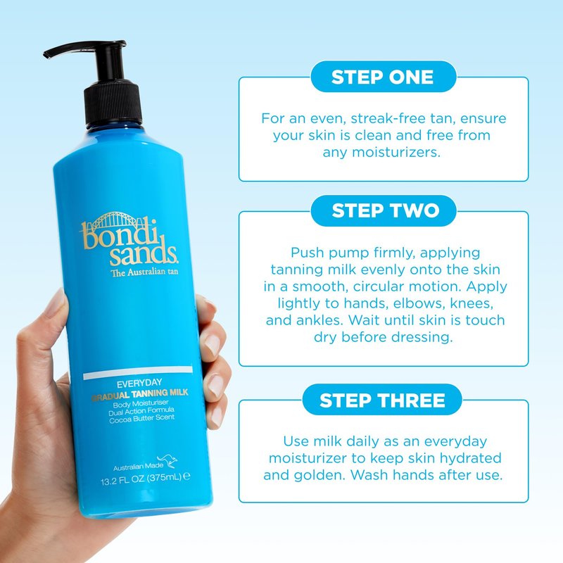 Bondi Sands Everyday Gradual Tanning Milk, 3.4 Fl Oz