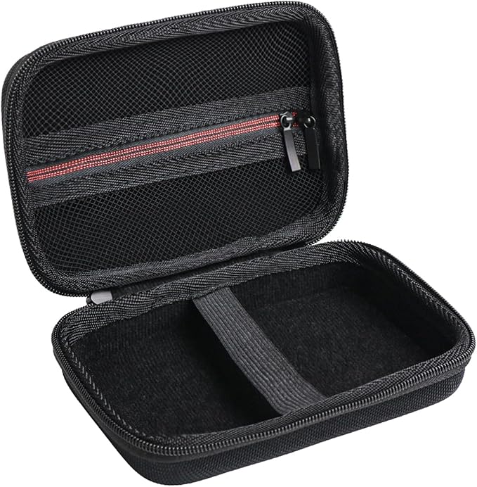 inDomit Labels Printer Case Compatible with Nelko P21/TYPONOS P21/Niimbot D11/Phomemo D30 D35/JADENS D11/ORGBRO X1 X3 S001 Label Maker Machine, Mesh Pocket for Label Printer Tape Accessories