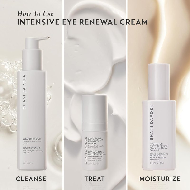 Intensive Eye Renewal Cream - Hydrating Under Eye Treatment for Dark Circles & Fine Lines | Niacinamide & Shea Butter, 0.50 fl oz