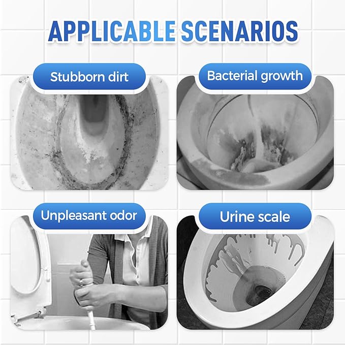 2025 New Foam Toilet Cleaner, Upgraded Powerful Toilet Bowl Cleaner, Advanced Bathroom Cleaner for Home, Powerful Instant Bowl Cleaners for Toilets Squatting Pans (2)