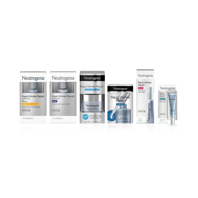 Neutrogena Rapid Wrinkle Repair Retinol Anti-Wrinkle Eye Cream for Dark Circles, Daily Eye Wrinkle Cream with Hyaluronic Acid & Retinol, Paraben-Free, 0.5 fl. oz