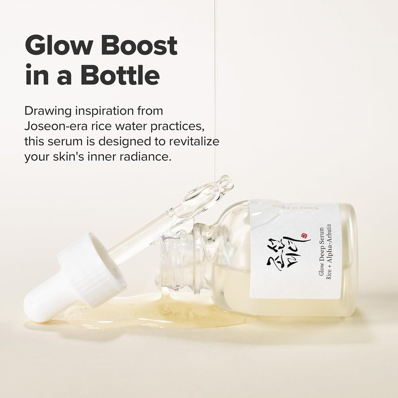 Glow Deep Serum - Rice Alpha-Arbutin for Even Skin Tone | Korean Skincare for All, 60ml