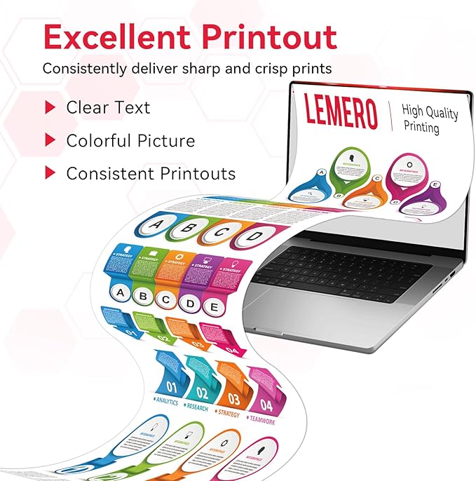 LEMERO 067H Toner Compatible for Canon 067H Toner Cartridges Set Work for Canon MF656Cdw for Canon 067 MF654Cdw MF653Cdw LBP632Cdw Printer, Black Cyan Yellow Magenta 4-Pack of 067H