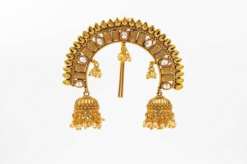 Traditional Indian Wedding Hair Accessories - Elegant Bridal Jewelry for Special Occasions