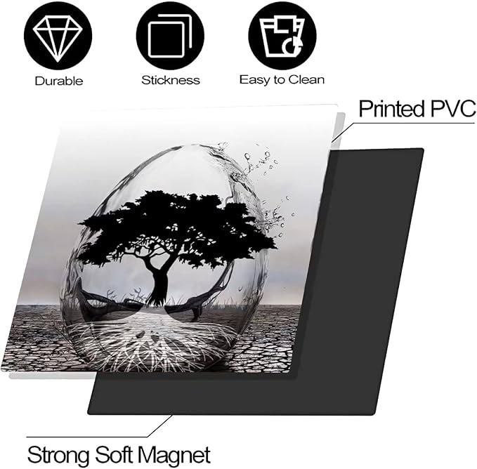 Abstract Art Dishwasher Cover Decoration Tree of Life Decal Magnetic Cover for Dishwasher Front Door Egg Shape Magnet Sticker Kitchen Dishwasher Decor Panel 23x26inch