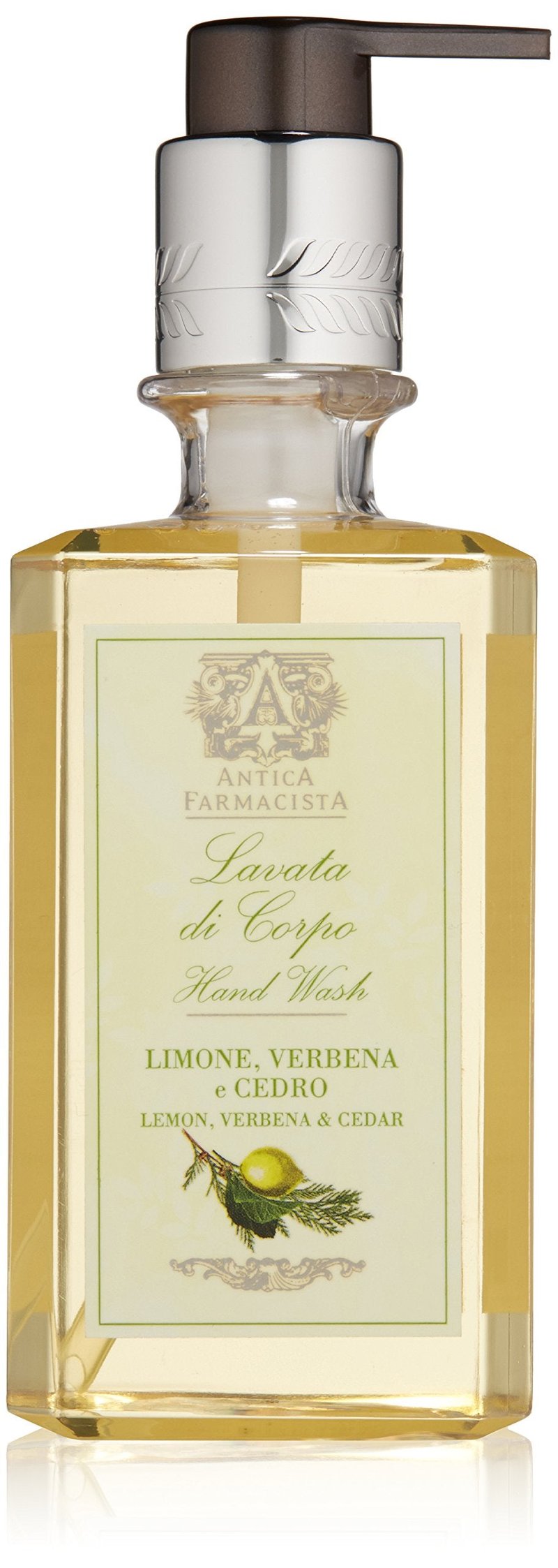 Antica Farmacista Hand & Body Wash - Luxury Nourishing & Hydrating Hand Cleansing Wash - Bath & Body Gift - Lemon, Verbena & Cedar, 10 fl oz
