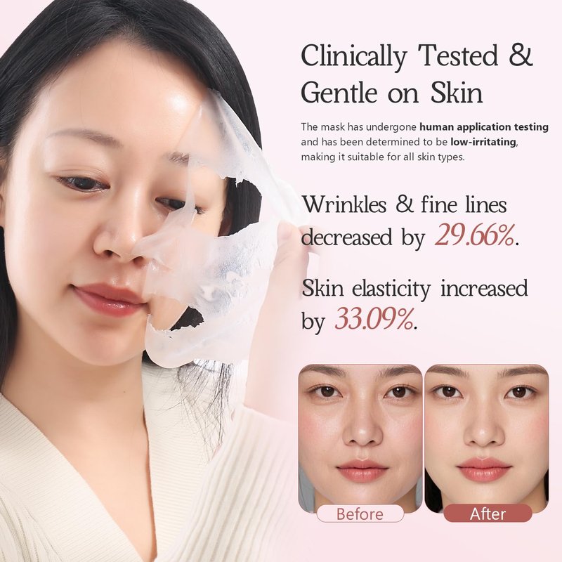ORDIFEN Collagen Night Wrapping Mask for Glowing Skin, Overnight Wrapping Peel Off Facial Mask for Elasticity Hydration (Collagen Wrapping Mask)