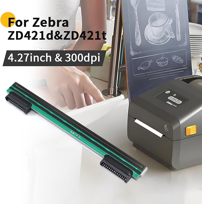 P1112640-219 New Printhead for Zebra ZD421 ZD421d ZD421t Thermal Mobile Label Printer 300dpi Genuine P1112640-020