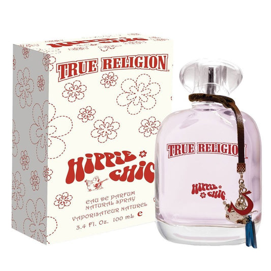 True Religion Hippie Chic Eau De Parfum Spray for Women - 3.4 Oz | Floral & Fruity Fragrance