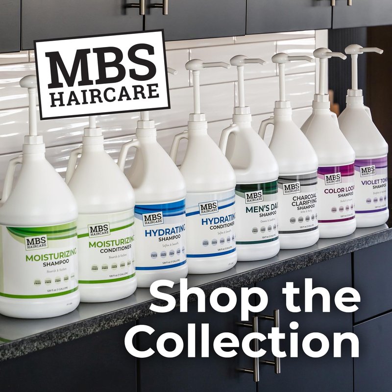 MBS Haircare Professional Charcoal Clarifying Shampoo, 1 Gallon – Sulfate-Free, Paraben-Free, Vegan – Color Safe Deep Cleansing Formula