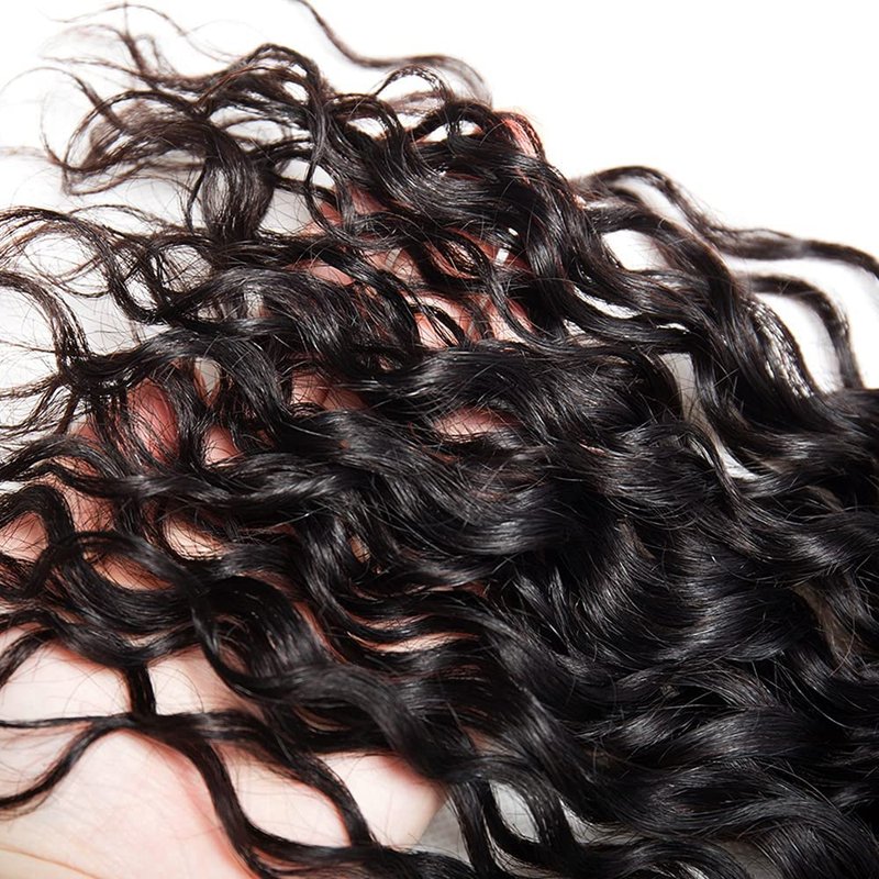 Cklikeb Human Hair Bundles Natural Color Jerry Curly Bundles Human Hair Unprocessed Brazilian Virgin 16 18 20 Inch 3 Bundles Quick Weave Human Hair Extensions 300g (1B Jerry Curly, 16 18 20)