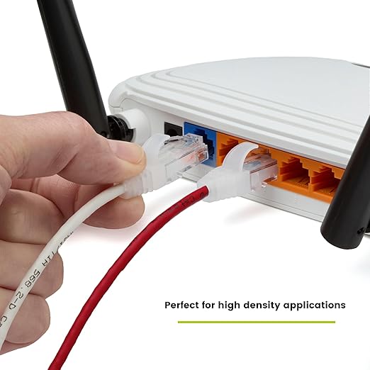 TRUECABLE Cat6 Component Rated Patch Cable, Unshielded (U/UTP), 14ft, Red, 28AWG Stranded Pure Copper, Snagless 10G High-Speed Ethernet Cable, PoE++ 4PPoE 100W, UL Listed, RoHS-3, 1 Pack