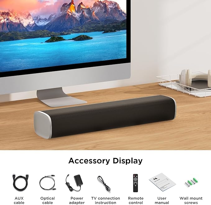 MZEIBO Sound Bars for Smart TV