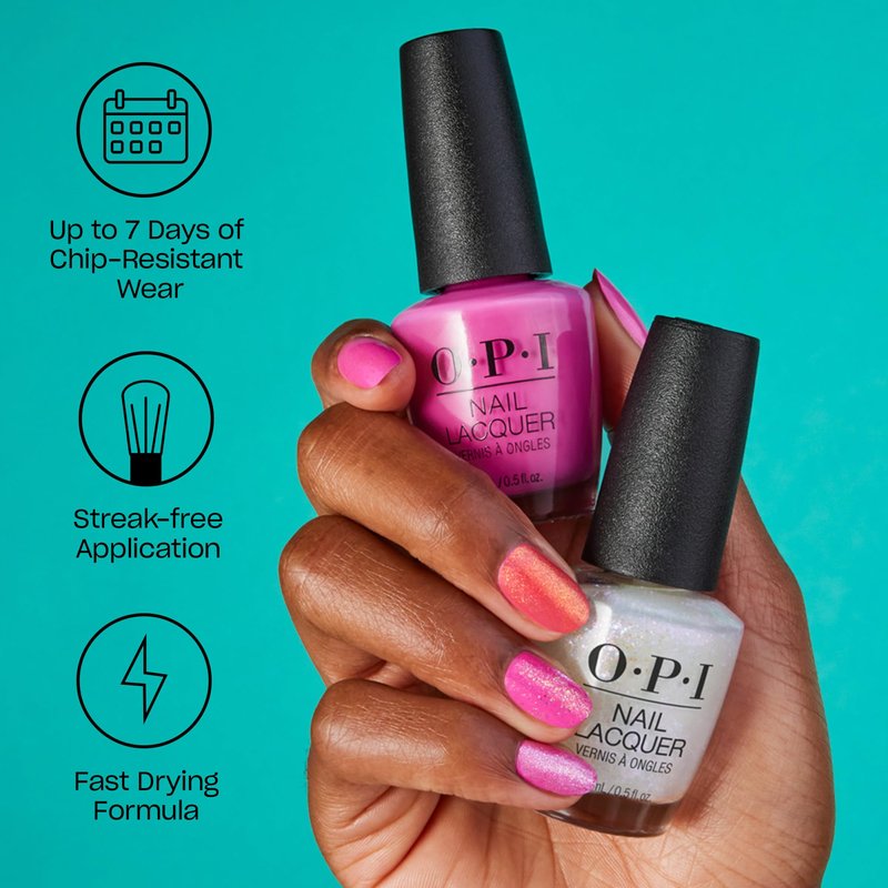 OPI Nail Lacquer Do You Lilac It? | Opaque Bright Purple Crème Chip Resistant Nail Polish | Quick Drying, Streak Free