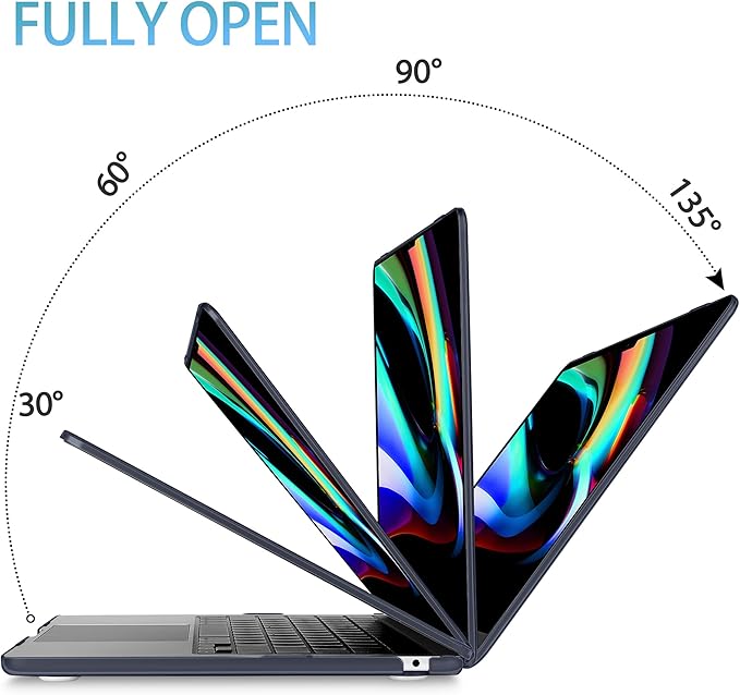 Mektron for 2026 MacBook Air 13-inch M5 Laptop Case A3449 with 13.6-inch Liquid Retina Display Fits 2025 A3240 M4 2024 A3113 M3 2023 A2681 M2 Printed Shell for MacBook Air 13.6", Dahlia Flowers