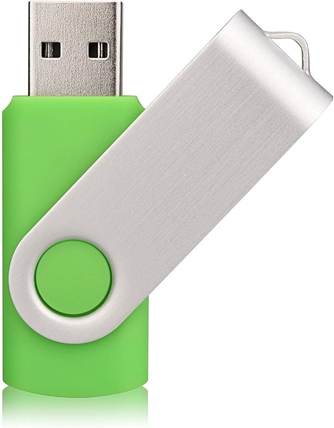 Aiibe 10 Pieces 2GB USB Flash Drive Colorful Memory Stick Thumbdrives (Mix Colors : Black Blue Red Green Orange White Yellow Pink Purple Silver)