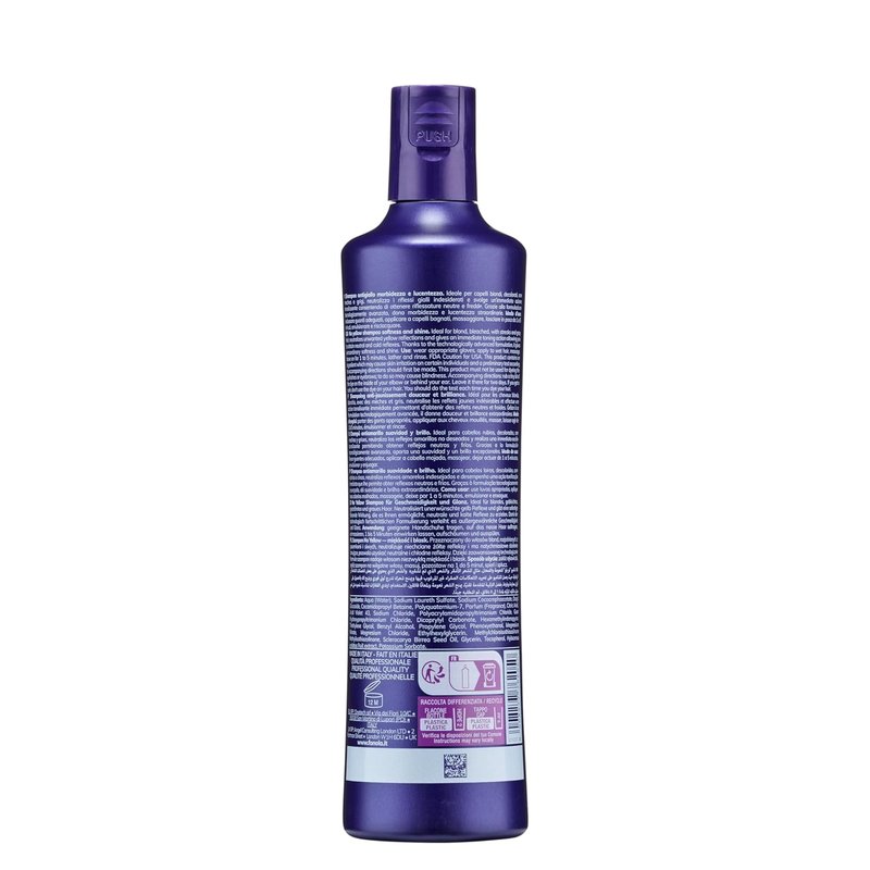 Fanola Wonder No Yellow Purple Shampoo - Color Depositing for Blondes & Grey Hair | 11.83 Fl Oz