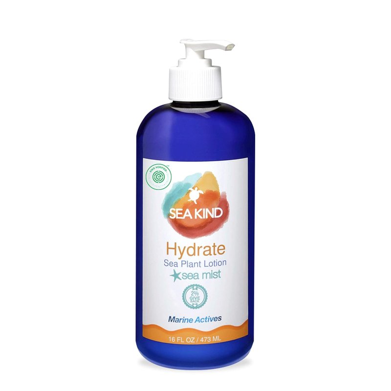 Hydrate Lavender Sea Plant Hand & Body Lotion - Vegan Moisturizer for Dry Skin | 16 Fl Oz, Non-Comedogenic