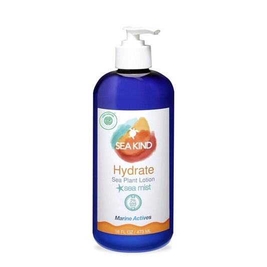 Hydrate Lavender Sea Plant Hand & Body Lotion - Vegan Moisturizer for Dry Skin | 16 Fl Oz, Non-Comedogenic