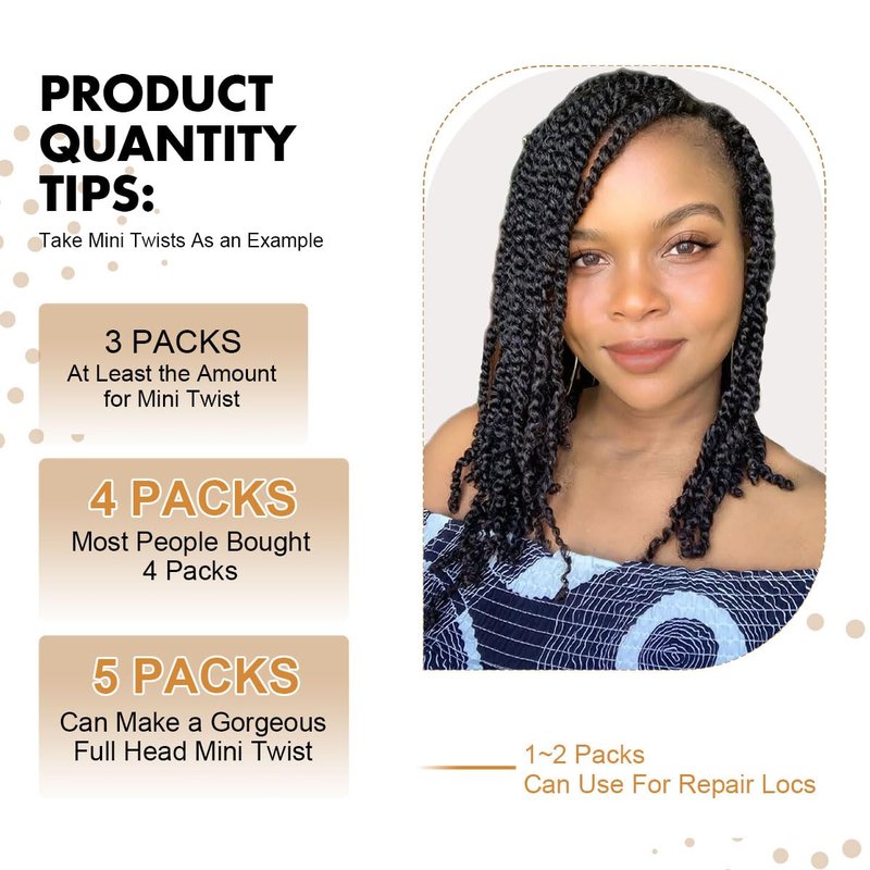 Vecago Afro Kinkys Bulk Human Hair, 4c Curly Hair for Permanent Sister Locs/Mini Twists/Braids/Repair Can Dye and Bleach(16 inch),Black