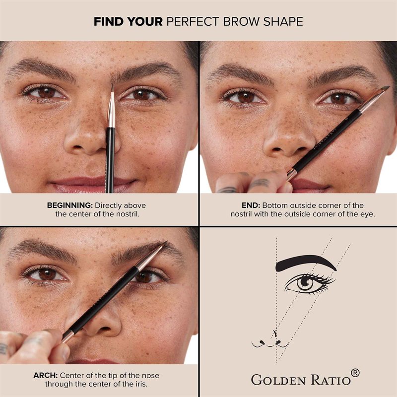 Anastasia Beverly Hills Brow Definer - 3-in-1 Triangular-Tipped Retractable Eyebrow Pencil with Spoolie - Multi-Functional Definer to Fill, Detail & Blend Brows