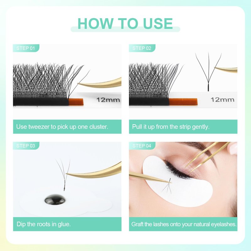 NAGARAKU W Eyelash Extensions High Capacity 54 Rows 3D Volume Premade Fan 0.07mm D Curl 7-15mm Mix Matte Black Easy Fanning yy Eye Lashes Handwoven W Shaped Wispy Cluster Professional Lash Supplies