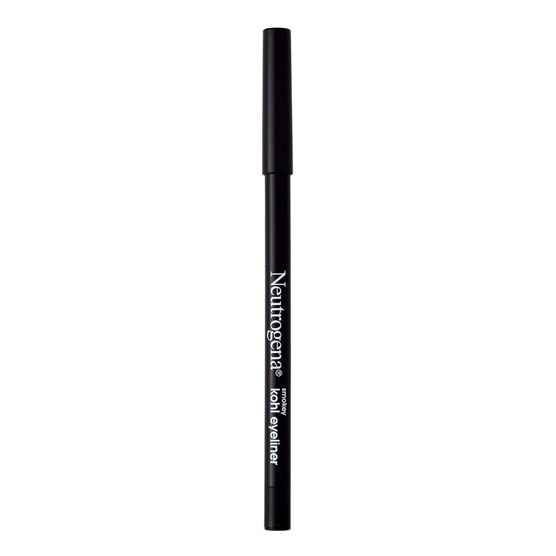 Neutrogena Smokey Kohl Eyeliner - Water-Resistant, Smooth-Gliding Makeup | Jet Black, 0.014 oz