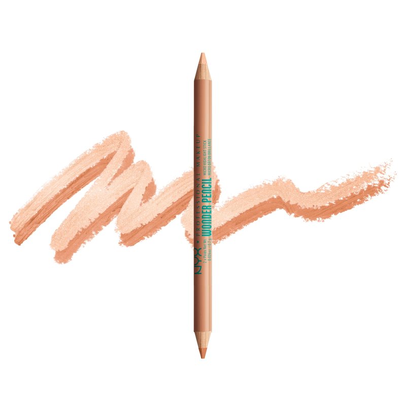 NYX PROFESSIONAL MAKEUP Wonder Pencil, Multi-Use Micro Highlighter & Concealer Stick - Warm Deep (Pack of 2)