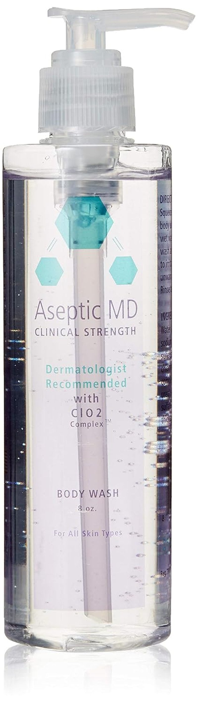 Chlorine Dioxide Complex Body Wash - Gentle, Hypoallergenic & Fragrance-Free | 8 oz for All Skin Types