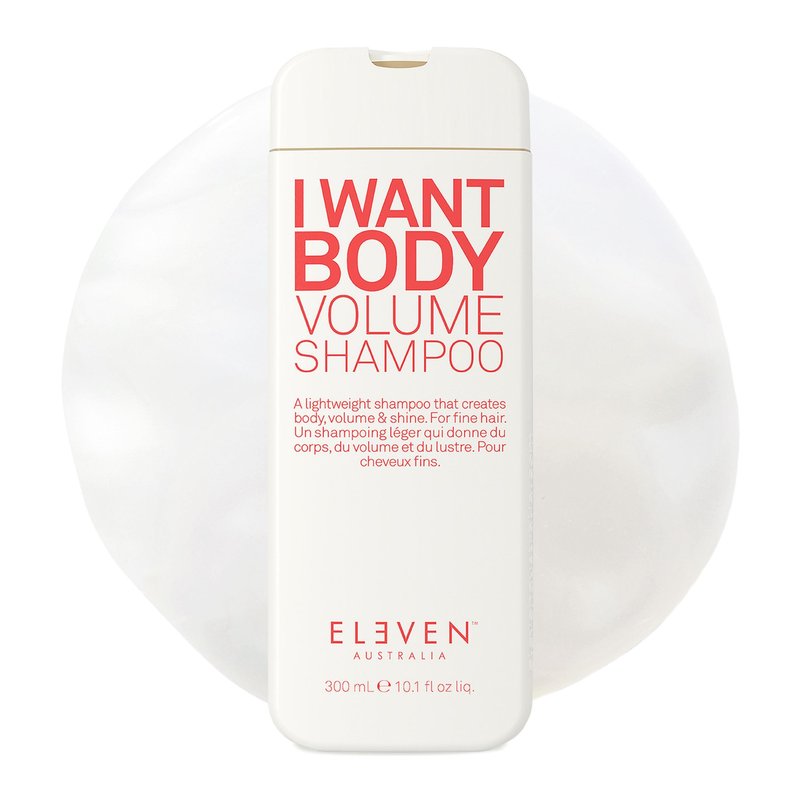 ELEVEN AUSTRALIA I Want Body Volume Shampoo for Women & Men - Volumizing & Thickening Shampoo for Fine Thin Hair, Adds Fullness & Thickness, Sulfate-Free Formula for Lightweight Hair - 10.1 fl oz