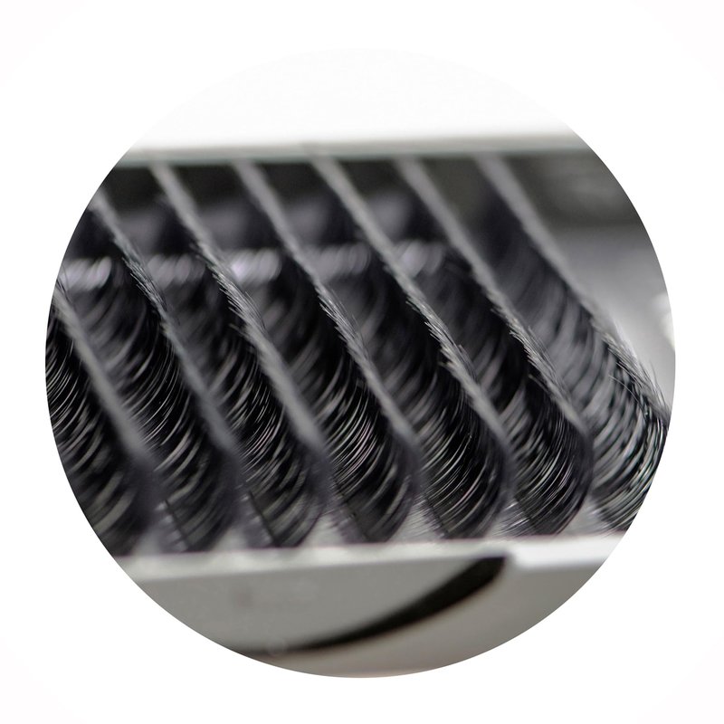 EMILYSTORES Eyelash Extensions 0.10mm Thickness C Curl Length 12mm Individual Volume Natural-Looking eyelashes Single Size For Lash Extension (0.10,C,12mm)