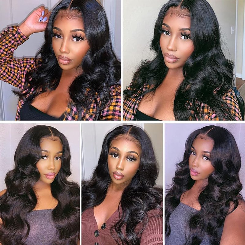 Body Wave Human Hair Bundles 24 Inch Body Single Bundle #1B Natural Black Human Hair Unprocessed Native Virgin Hair 100g Total Double Weft Crochet Human Hair Extensions for Women