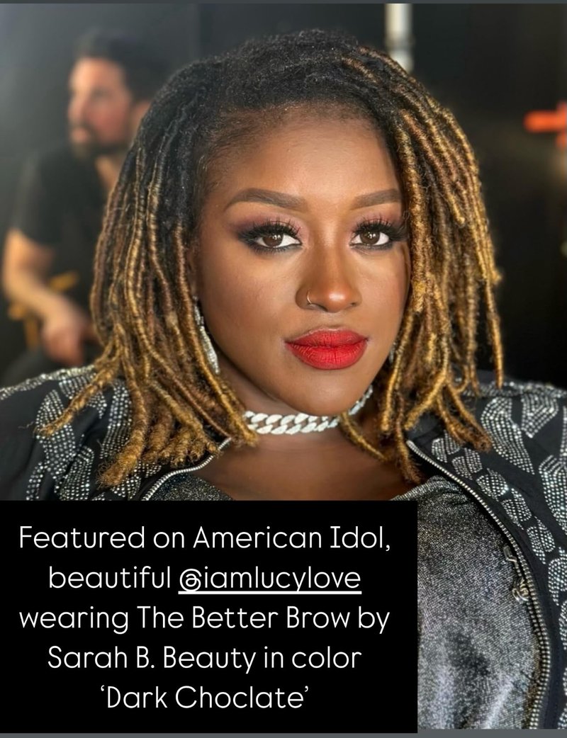 SARAH B. BEAUTY Better Brow - Retractable Eyebrow Pencil with Spoolie | Vegan & Cruelty-Free | Long-Lasting, Precision Brow Definer for Natural, Flawless Brows - Available in 6 Shades (LATTE)