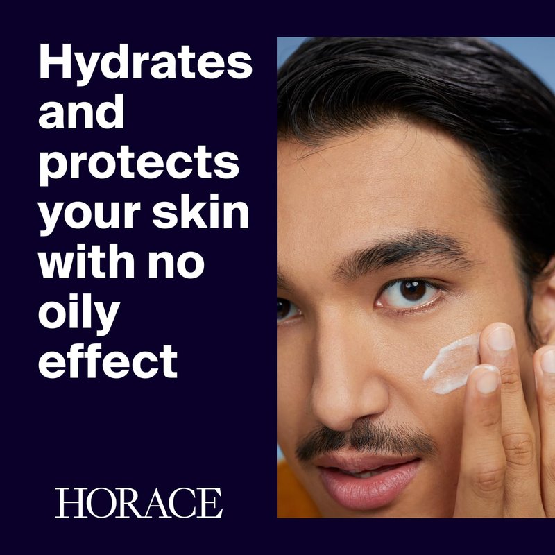 Mattifying Face Moisturizer for Men | 96.6% Natural Ingredients, No Silicones or Mineral Oils – Unscented, 75 ml