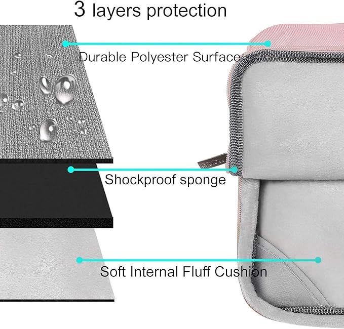 MOSISO Compatible with MacBook Air 13 inch Case M5 2026 M4 2025 M3 M2 2024-2022 A3449 A3240 A3113 A2681,Hard Shell&Sleeve Bag&Keyboard Skin&Webcam Cover&ScreenFilm for MacBook Air 13.6, Baby Pink