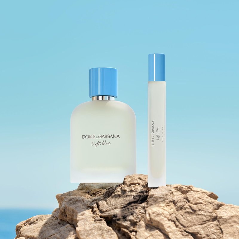 Dolce&Gabbana New Light Blue Pour Homme, Eau De Toilette Travel Spray, For Men - 10 ml / .33 fl.oz