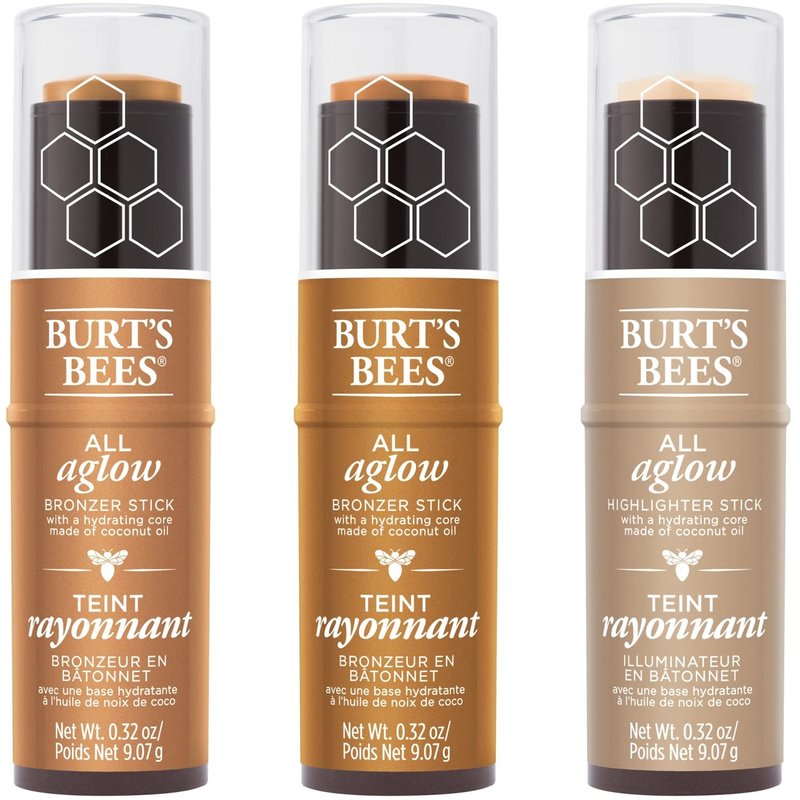 Burts Bees 100% Natural All Aglow Highlighter Stick, Opal Mist - 0.3 Ounce