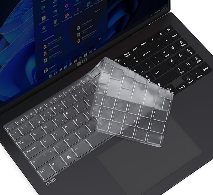 Keyboard Cover for 16" LG Gram 16Z90U 16T95TP 16U55U 16Z90T 16Z90S 16Z90SP 16T90SP 16Z90Q 16Z90P 16Z90R 16T90R 16T90Q 16T90P Laptop, LG Gram 16 Pro Keyboard Skin Protector - TPU