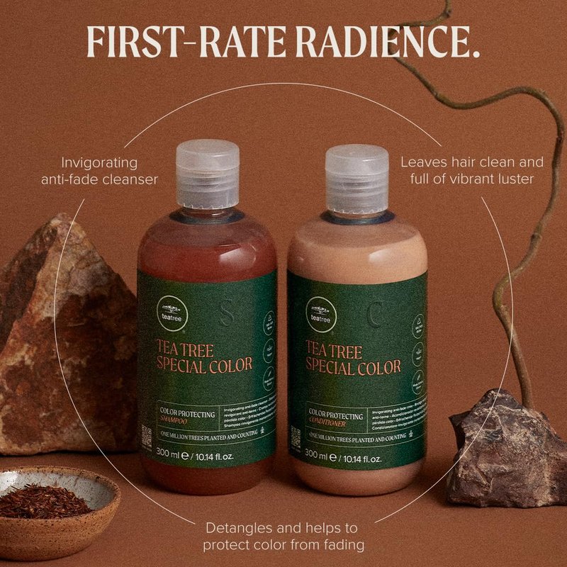 Tea Tree Special Color Shampoo, Gently Cleanses, Protects Hair Color, For Color-Treated Hair, 10.14 fl. oz.