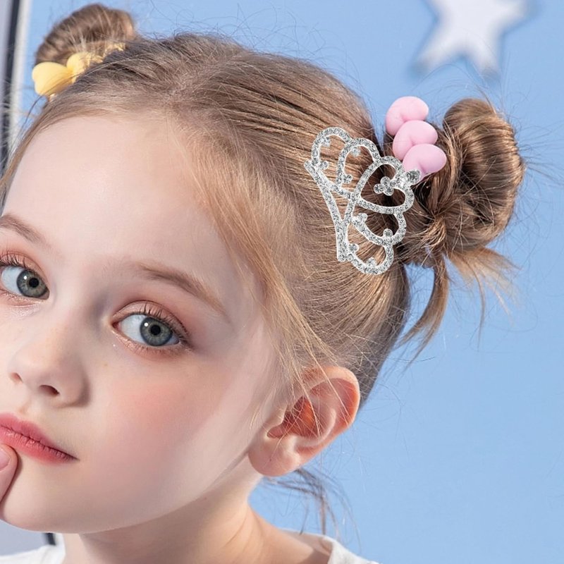 12Pcs Rhinestone Mini Crown Hair Combs | Princess Tiaras for Girls, Wedding & Birthday Party Accessories