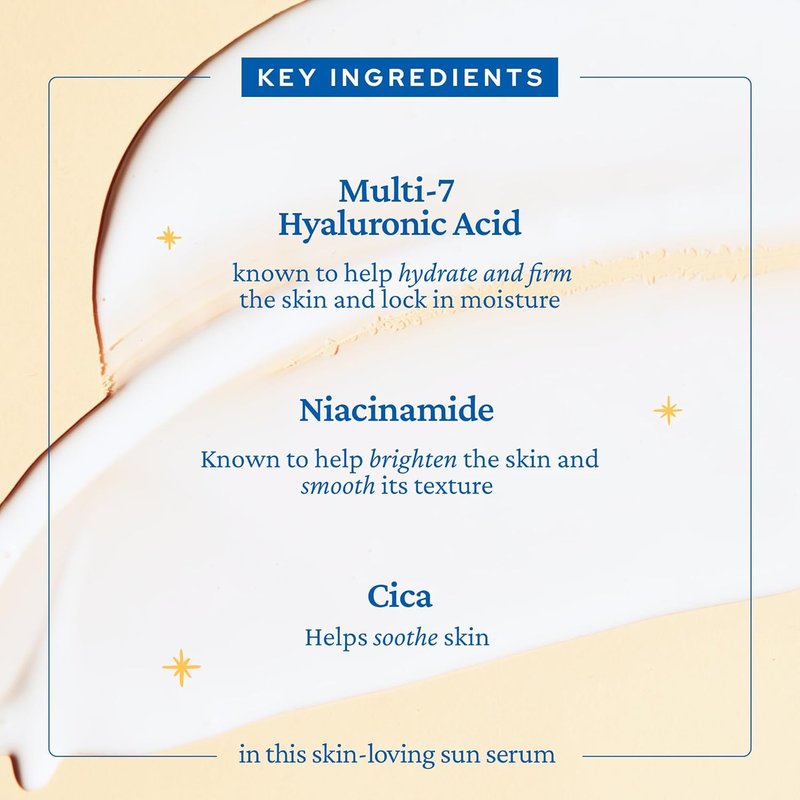 Belif Milky Niacinamide Sunscreen SPF 40 - Lightweight Invisible Sun Serum with 7 Types of Hyaluronic Acid | Hydrating Makeup Primer (1.69 fl. oz)