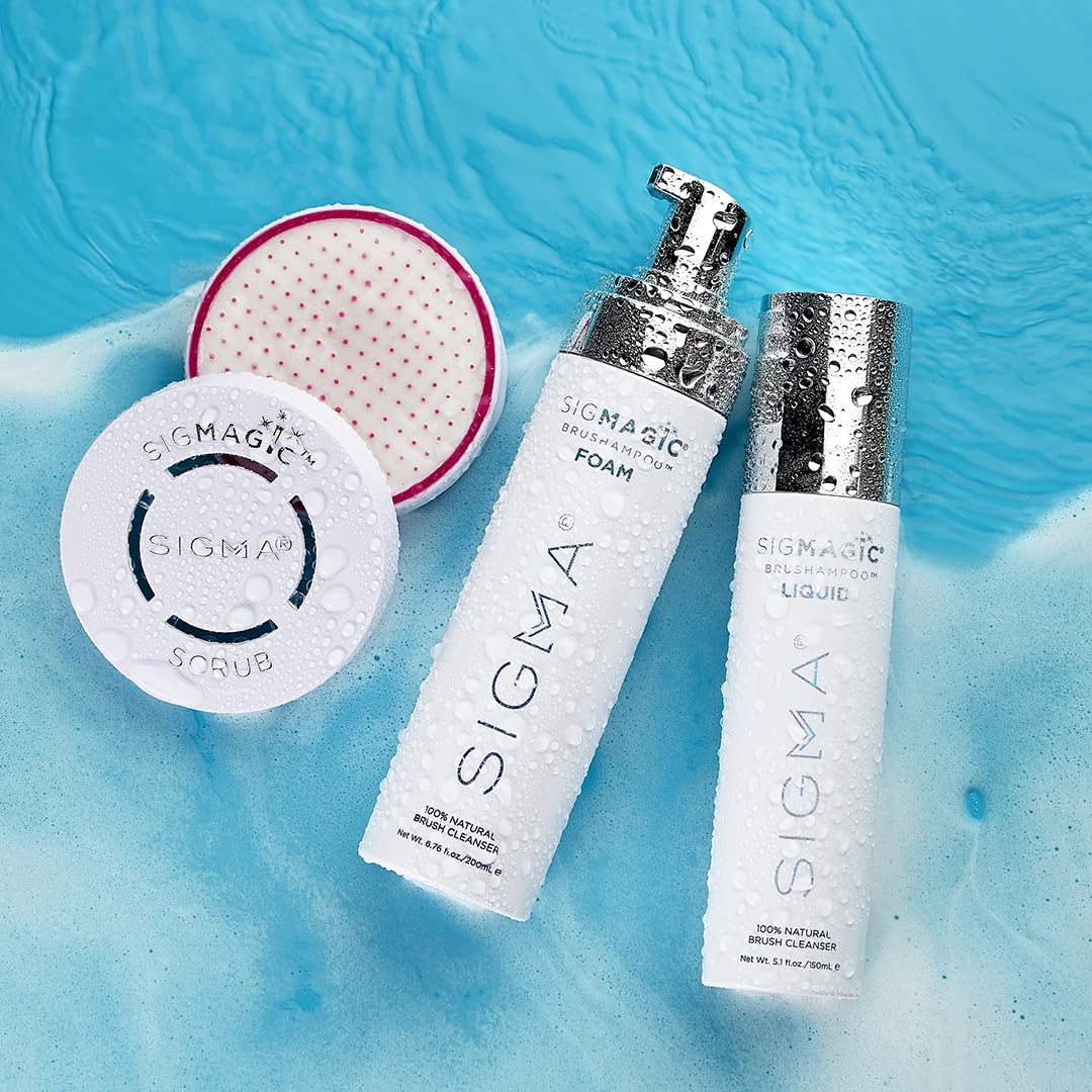 Sigma Beauty Brush Cleanser Trio — Includes All Essentials to Clean Your Favorite Makeup Brushes