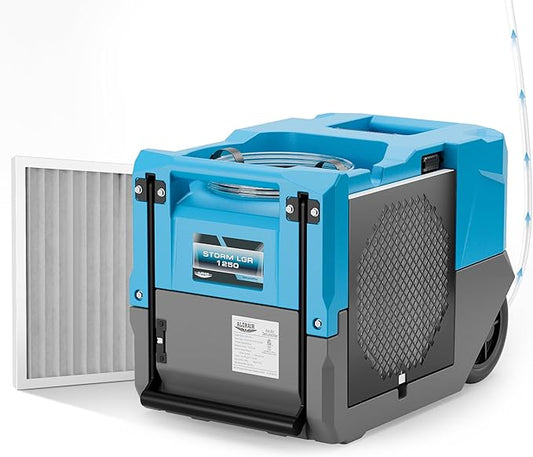 ALORAIR 264 PPD LGR Commercial Dehumidifier with Pump, Up to 3,000 Sq.Ft Industrial Dehu with Drain Hose Potable Wheels Design for Whole House, Basement, Warehouse, Garage, 6-Year-Limited Warranty