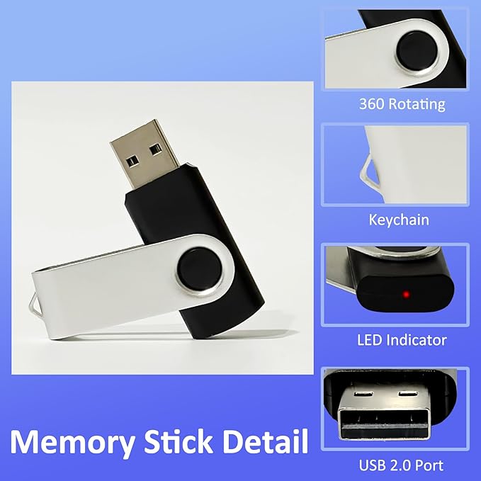 Nicepicten Thumb Drive 2GB USB Flash Drives 20 Pack 2 GB USB 2.0 Jump Drives Multipack Flash Memory Stick Zip Drive Pendrive 20Pack with 20PCS Lanyards Label (Green Sliver 2Gig)