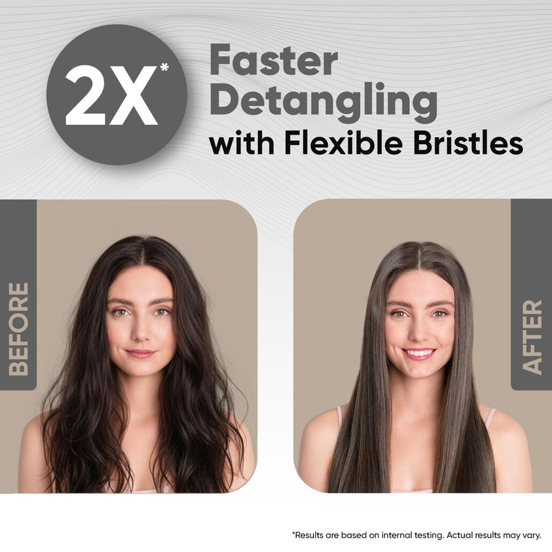 Vega Mini Paddle Brush - Lightweight Detangling Hair Tool for Smooth, Shiny Hair