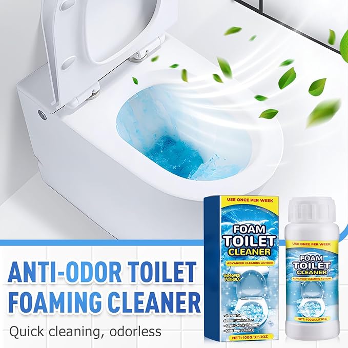 2025 New Foam Toilet Cleaner, Upgraded Powerful Toilet Bowl Cleaner, Advanced Bathroom Cleaner for Home, Powerful Instant Bowl Cleaners for Toilets Squatting Pans (3)
