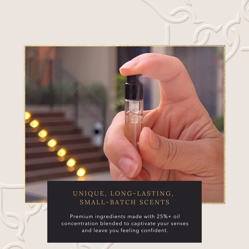 H HABIBI Oud Perfume Discovery Sample Set – Luxury Eau De Parfum & Cologne Sampler Sets for Men & Women, Travel Size Gift Set, Made in USA, 5 x 2ml