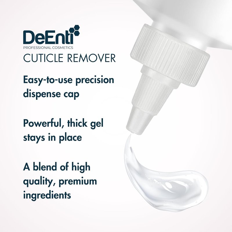 Instant Cuticle Remover Gel - Professional 15-Second Softener for Hand, Foot & Nail Care | 8oz Bottle