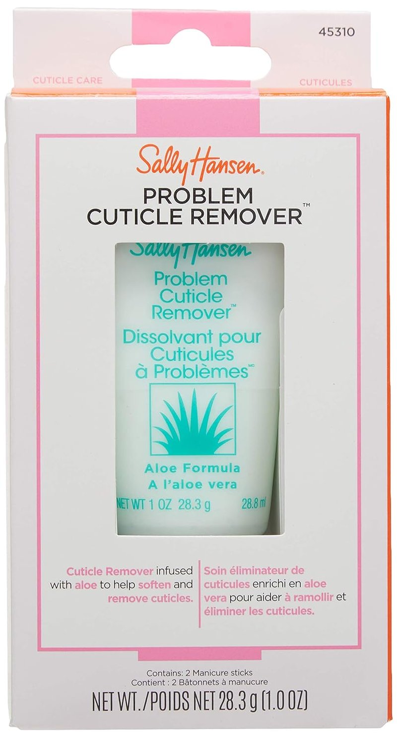 Sally Hansen Cuticle Remover - pH-Balanced Aloe Vera Formula | Eliminates Thick & Overgrown Cuticles
