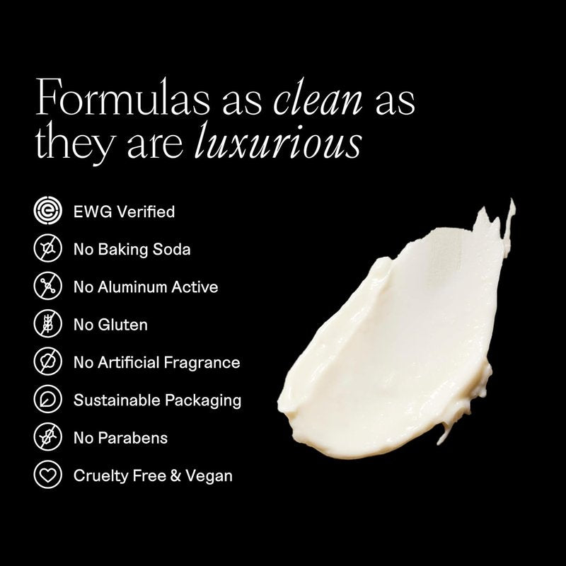 Aluminum-Free Deodorant for Women & Men | Natural Fragrance, 72-Hr Odor Protection, Non-Toxic - Rose & Vanilla, 2.5oz